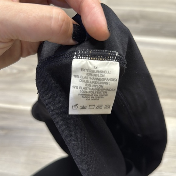 🏴 Women's Black Swim Bottom size 1X - Picture 4 of 7